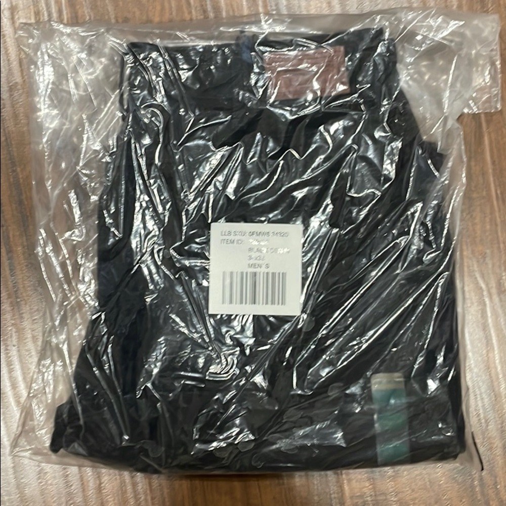 Black LL Bean Denim Jeans 34x32